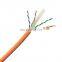 Indoor Unshielded 23AWG Bare Copper Cat6 Lan Cable Cat6 Communication Cable