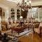 USA LuxurySofas Antique Classic Fabric Couch Living Room Sofa Set Furniture