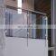 Aluminum alloy column glass fence villa balcony guardrail