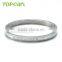 Topearl Jewelry Heart Forever Love Bangle Stainless Steel Bangle Men Silver Bangle MEB411