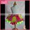 Brown tutu skirt,young girl skirt, preppy rainbow chiffon girl skirt