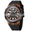 BIDEN 0136 Chinese Supplier Men Quartz Hand Watch Analog Silicon Strap Sport Watches For Men Original