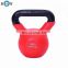 China Factory Direct Custom Weight Rubber Coated 8kg Kettlebell Women's Fitness Cast Iron Kettlebell