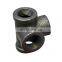 OEM Foundry Custom Cast Grey Iron / Ductile Iron  Union Cross Pipe Coupling