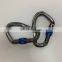 Customizable 25KN CE Aluminum Screw Gate Snap Hook Locking Climbing Carabiner SGM7109B