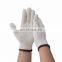Custom Logo Industrial Construction Cut Resistance White Cotton Knitted Safety Work Gloves With Cheap Price