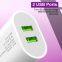 Amazon Hot Sell USB Type C 2port Phone Charger QC PD Wall Adapter Fast Charge Phone Accessories For Iphone