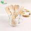 Custom Logo Natrual No Chemical Wooden Tableware Reusable Utensils Bamboo Cutlery In Bulks