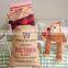 customs laminated christmas santa sack jute gunny sack gift burlap santa sack