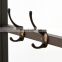 New Design Portable Hall Metal Wrought Iron 10 Hooks Entryway Coat Hanger Tree Hat Rack Stand