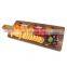 Walnut wood bamboo cheese serving cheese board serving tray with 3 piece knife set