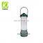 Best Selling Outdoor Hanging Plastic Transparent Tube Bird Feeder for Seeds