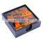 Hand Painted MDF Lacquer coaster set Of 6 Custom Color Drink Cup Coaster Luxury Set For Table Decor Wholesale