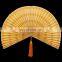 Hot Selling Small To Large Bamboo Fan Wall Hanging With Tassels Best Price Cheap Wholesale made in Vietnam