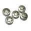 HLD Button Factory Wholesale 15mm plating spring snap button for garment