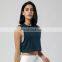 Wholesale High Quality Women Yoga Tank Tops Sports Workout Running Gym Wear Clothes Girls Fitness Vest