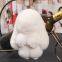 D66Plush animal Rabbit Keychain Rabbit fur plush toy Plush soft plush accessories plush bag purse ornaments