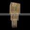 Ceiling Pendant Light Led Gold Custom Hotel Long Modern Crystal Spiral Stairs Foyer Chandelier