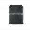 Super smooth leather money clip wallet with multiple cards and flat pocket purse