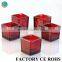Clear Square Glass Hurricane Candle Holders Colored From China