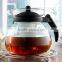 wholesale 1500ml high quality glass teapot handmade glassware