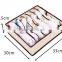 4PCS Nonwoven Beige Storage Box Ties Socks Bra Drawer Organizer