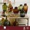 CASAMOTION Deep Brown Hand Blown Art Glass Vase with No MOQ and Gift Boxed, A9030-350