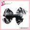 Factory wholesale price newest style animal strips ribbon hair bow hairgrips for girls (DW--0017)