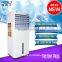 Enlarged honeycomb noiseless multifunctional water air cooler stand fan