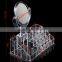 C86 ANPHY large makeup organizer with round mirror makeup standing rack