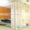 Polyester stripe antibacterial waterproof hospital disposable ward bed curtains