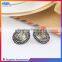 2015 Fashion sexy ladies' ellipse type crystal stud earrings