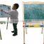 Pinewood easel double side drawing board adjustable wooden easel stand