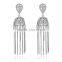 China wholesale Cz crystal 925 earrings wedding earrings