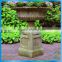 Cast stone flower pot stands