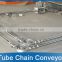 Stainless steel tube Chain Conveyor for conveying coffee bean
