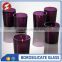 wholesale customized frosted glass candle holders