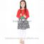 2015 baby girls red green greek key ruffle top and and plain white pants set,baby christmas outfit