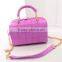 Factory OEM fashionable simple style pu bucket like bag for ladies