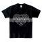 custom heat transfer rhinestone men gender cotton Tshirt