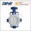 280PSI Wafer Ductile Iron Pneumatic Butterfly Valve Soft Seat