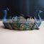2016 cheap price peacock resin vase animal flower pot for home decor