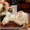 Hand Painting Ceramic Porcelain Flower Vases European Style With Handle Quality Choice