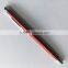 promotional/ advertising cheap stylus slim metallic ball pen