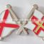 Custom flag lapel pin / flag badge with epoxy logo fashion souvenir gift