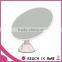 Eco-friendly suction cup bathroom mirror with magnifier for shaving