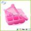 Silicone food grade storage containers sets with lid