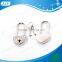 AJF fashion love lock silver heart shaped lock with rhinestone for wedding lock
