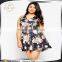 Women Appparel Floral Printed Plus Size Dresses Made in China