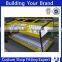 Powder coated metal supermarket promotional display for international market